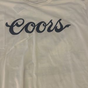 Coors shirt large never wore